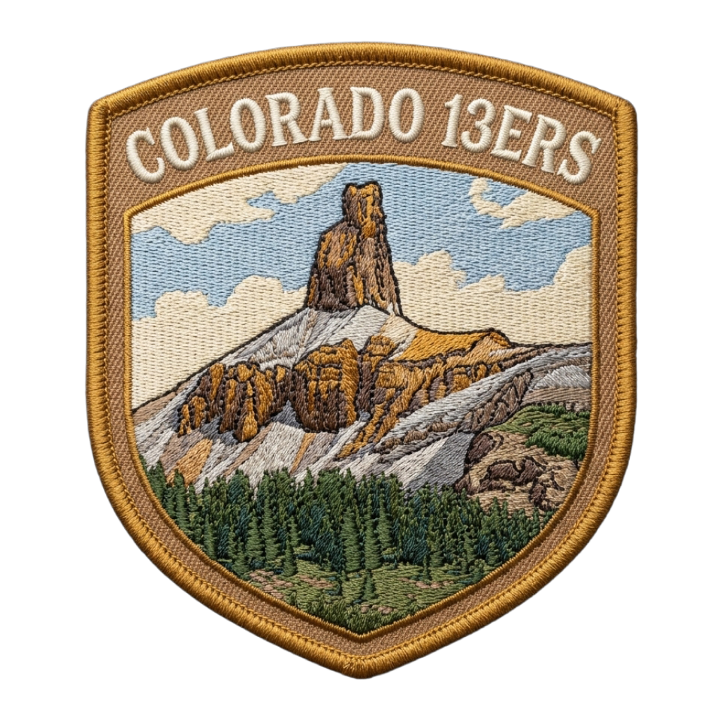 Colorado 13ers quest badge in the Yak app